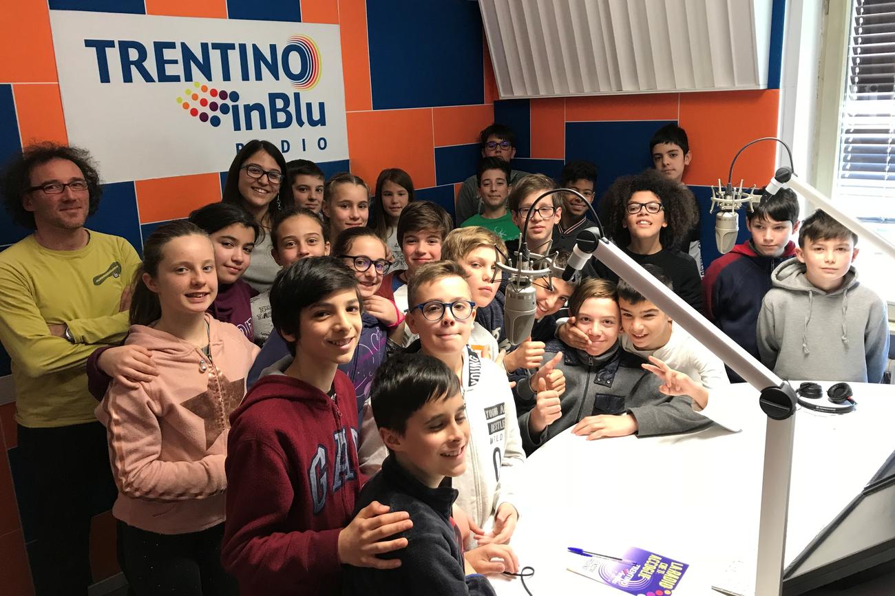 La classe I D della scuola media Arcivescovile di Trento