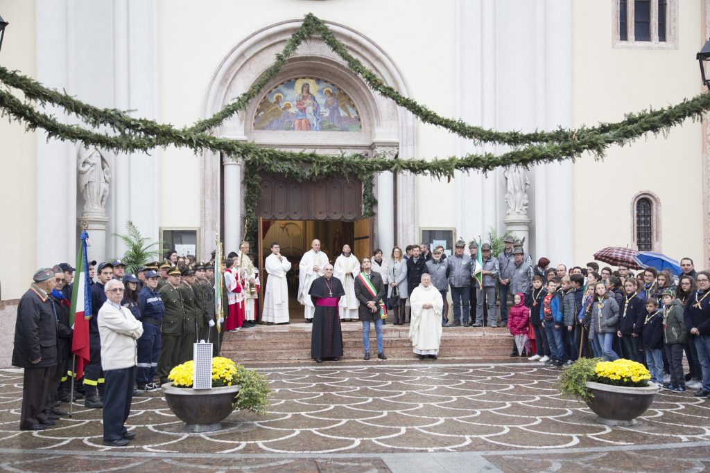 I funerali di Renzo Tait a Mezzocorona