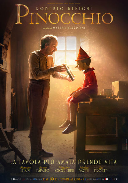 La locandina del film "PInocchio"