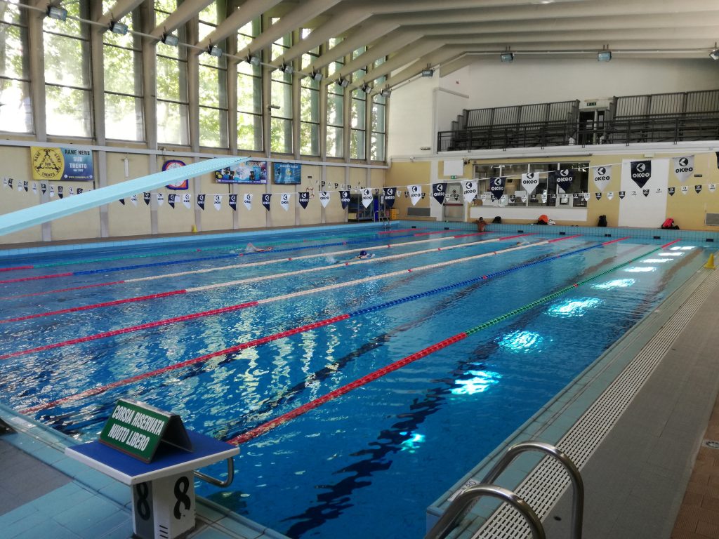 La piscina interna del Centro sportivo Manazzon