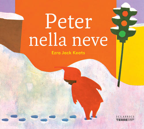 La copertina del libro di Ezra Jack Keats "Peter nella neve"