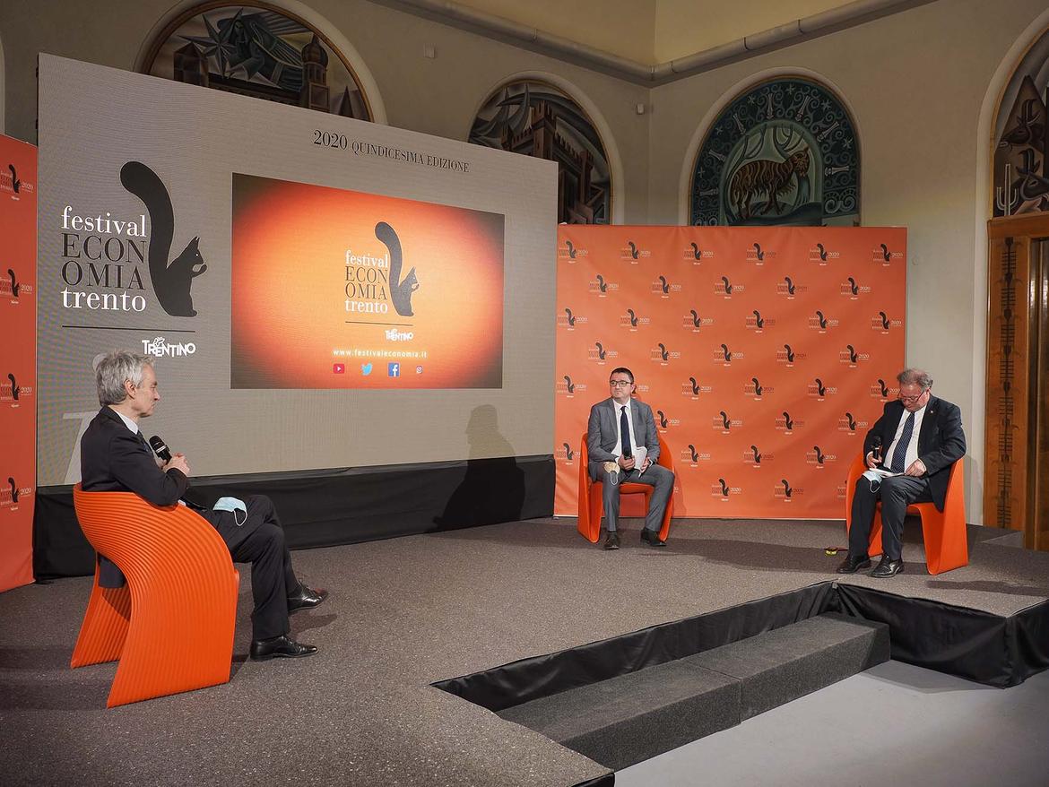 L'inaugurazione online del Festival dell'Economia 2020