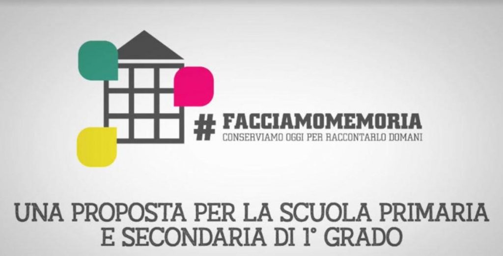 Il simbolo grafico della campagna #facciamomemoria