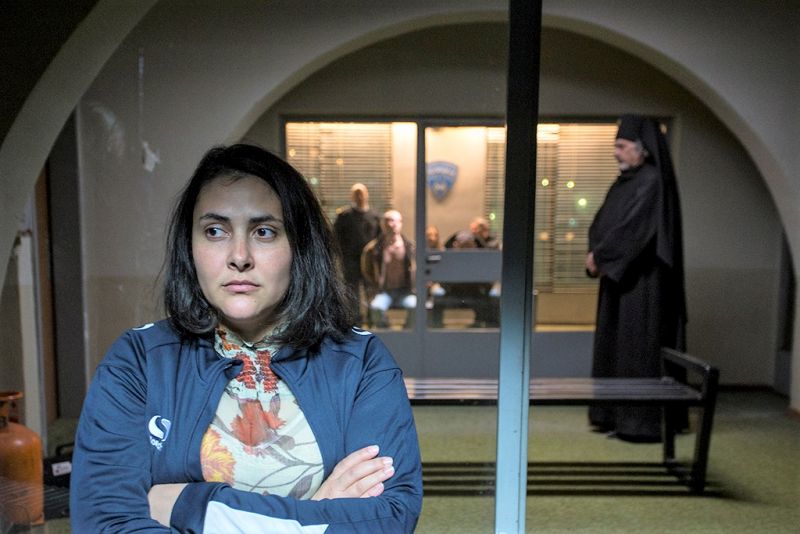 Un'inquadratura del film "Dio è donna e si chiama Petrunya"