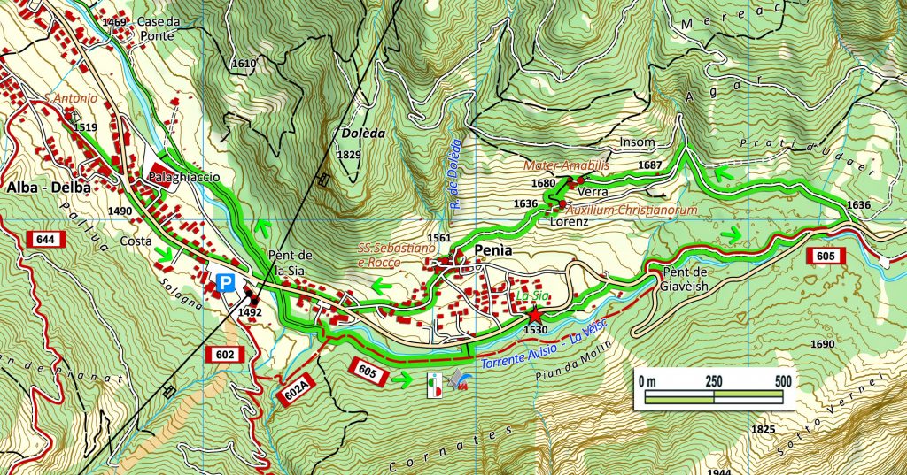 Dove si parla il ladino, antica