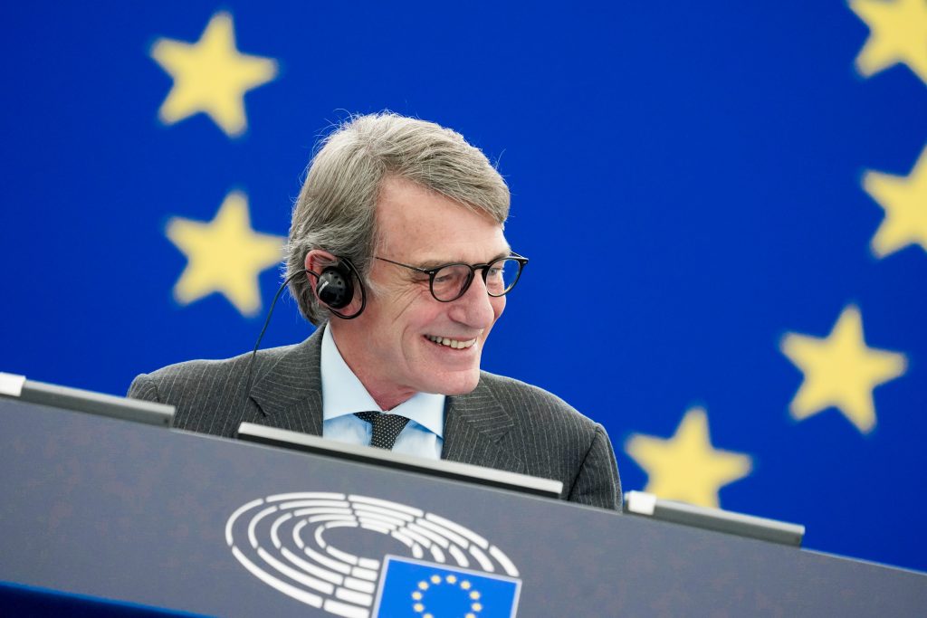 David Sassoli. Foto Sir/European Parliament