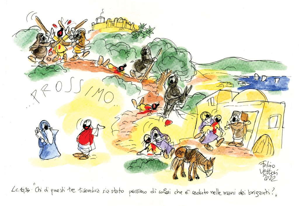 Domenica XV del tempo ordinario C. Illustrazione © Fabio Vettori